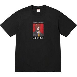 Supreme American Psycho Tee Black Men's Medium SHIPS NOW